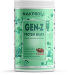 NAKPRO Gen-Z Protein Powder Teens (13+), 15G Protein, Double Rich Chocolate - 400G, Zero Malt / Refined Sugar, Naturally Flavoured, 26 Vitamins & Minerals, Mulated Teenagers, Boys & Girls