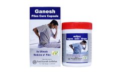 Ganesh Ayurvedic Aushadhalaya Piles Capsule | Hemorrhoid Support, Bavasir, Fissure. Fistula, Inflammation & Rectum (60 capsule)