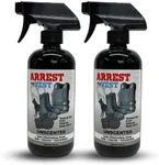 Arrest My Vest Military and Police Grade Odor Eliminating Spray for Body Armor, Tactical Gear. Safe on K9's, ballistic vests and all fabrics including leather - Unscented - 2 16 oz Bottles