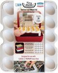 Fancy Panz Trayz Insert, Made in the USA, Fits Classic & Premium Fanzy Panz, Deviled Egg Trayz Insert