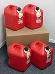 5 Gallon Gas Can, 4 Pack, Spill Pro