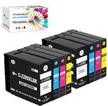 PGI-2200 2200XL Compatible Ink Cartridges for Canon Maxify MB5020 iB4120 MB5320 MB5420 MB5120 iB4020 Printer (2 Black, 2 Cyan, 2 Magenta, 2 Yellow)