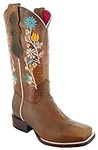 Soto Boots Women's Daisy Floral Emb