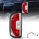 TUSDAR Tail Light Assembly For 2015-2022 GMC Canyon Outer Rear Taillight Assembly Replacement Brake Tail Lamp Left Driver Side Wiring Harness and Bulbs Included