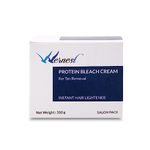 Wernest Professional Protein Bleach Cream | enriched Provides Instant Glow & Lightens Blemishes | Removes Tan & Impurities, (310gm)