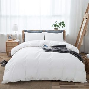 100% Cotton Oversized King plus 3 Piece Duvet Cover set 128x120 inch Breathable Luxury Soft & Cozy | Durable and Fade Resistant | Double Hem-Stitched Sateen Weave (Oversized King plus, White)