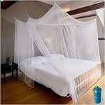 EVEN NATURALS Mosquito Net Bed Canopy For Single Bed Tent Adult, Princess Bed Tent, Baby Tent, Bed Net for Home, Mosquito Net for Bed, Boys and Girls Bed Canopy (Crib-Single, 200x100x153 cm)