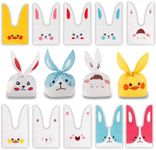 TREXEE (Pack Of 50) Guddy Bags Party Favor Bags Cookie Bags Chocolate Pouches Birthday Party Return Gift Bags Cute Bunny Candy Gift Bags Rabbit Ear Gift Bags, Birthday Goodie Bags, (PACK OF 50)