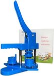 MR.R 25MM Badge Button Machine Button Maker Easy DIY Pin Maker Machine (Blue)