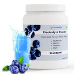 ElectroFizz Electrolyte Powder 100 servings | Electrolyte Powder with Probiotics & Vitamin C | Instant Energy Drink for Workout for Men & Women- 1 Kg Jar Pack (Blueberry)