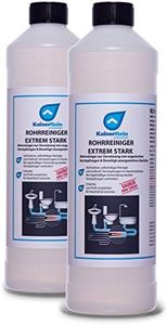 KaiserRein Profi Rohrreiniger 2x 1L - Kraftvoller Abflussreiniger gegen Verstopfungen in Dusche, Küche und Toilette