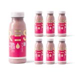 Press, 6 x 250ml Strawberry Milkshake, Dairy Free, Vegan, Healthy & Nutritional, Cold Pressed & Freshly Bottled, No Preservatives, No Added Sugar