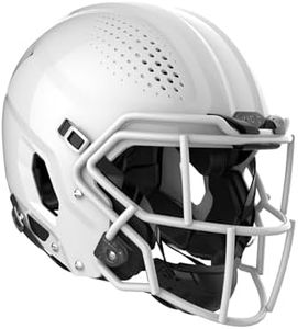 VICIS ZERO2 Varsity Football Helmet, Molded Gloss White, X-Large, SO-212E Facemask