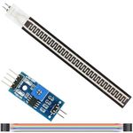 DKARDU ZD10-100 Thin Film Pressure Sensor Resistance Pressure + Linear Voltage Conversion Module,with Dupont Cable for arduino 51 MCU STM32