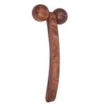 All About wood Sheesham Wooden Easy-to-use & carry Long Handle Hand Roller Body Massager- Stress Relief- Acupressure