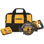 DEWALT DCS577X1 FLEXVOLT 60V MAX 7-1/4” Worm Style Saw Kit, 9.0Ah Battery