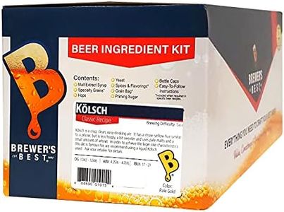 Brewer's Best - 1015 - Home Brew Beer Ingredient Kit (5 gallon), (Kölsch) Silver