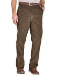 Chums | Men's | Cotton Corduroy Trouser | Stylish & Comfortable Hidden Extra Waistband Pants for Men | Olive