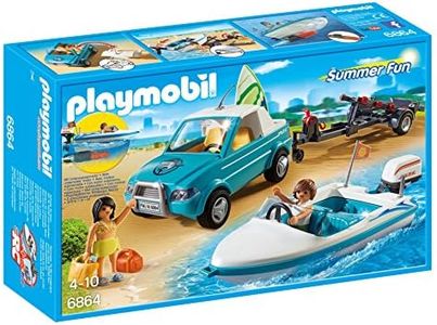 PLAYMOBIL Surfer Pickup with Speedboat