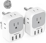 South Africa Plug Adapter 2 Pack, T