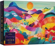 Elena Essex 1000 piece jigsaw puzzles for adults - Journey/jigsaw puzzle/jigsaw puzzles for adults 1000 / Colourful Cool Abstract Art Puzzle/jigsaw puzzles size 70x50cm