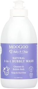MooGoo baby child natural 2 in 1 Bubbly wash 1L