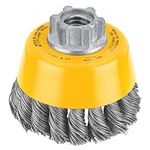 DEWALT Wire Cup Brush, Knotted, 3-I