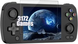 RG405M Retro Handheld Game Console , RG405M Compatible with Google Play and OTA Wireless Upgrade,Aluminum Alloy Android 12 System 4.0 Inch IPS Touch Screen with 128G TF Card 3172 Games (RG405M-Black)