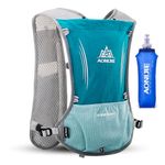 AONIJIE 5L Outdoor Sport Camping Backpack Cycling Running Climbing Hiking Hydration Vest Pack (Light Blue)