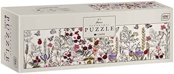 Flowers No. 1 - Puzzle panoramico da 1000 pezzi per adulti