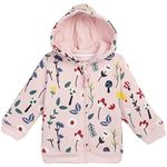 Dream of Glory Inc. Baby Girls Hoodies (DOGI-Girls_IGK653_Shelby-Pink_9M-12M)