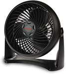 Honeywell TurboForce HT900E Turbo Fan (Low Noise Cooling, Adjustable Tilt Angle up to 90°, 3 Speed Settings, Wall Mounted, Table Fan) Black