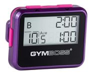 Gymboss Interval Timer and Stopwatch - VIOLET / PINK METALLIC GLOSS