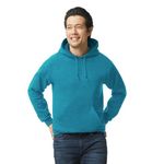 Gildan Unisex's Fleece Hoodie Sweatshirt, Style G18500, Multipack Shirt, Antique Sapphire (1-Pack), XXL