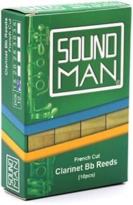 10 Soundman® Cañas de Lengüeta para Clarinete Boehm (1,5)
