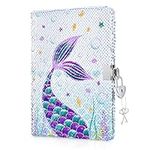 WERNNSAI Mermaid Sequins Notebook -