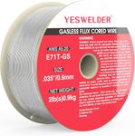 YESWELDER Flux Cored Wires 0.9kg E71T-GS 0.9mm for MIG Welder Gasless MIG Welding Wire Universal Mild Carbon Steel Self-Shielded MIG Wire