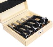 SICWOOD 5PCS Wood Plug Cutters Set,