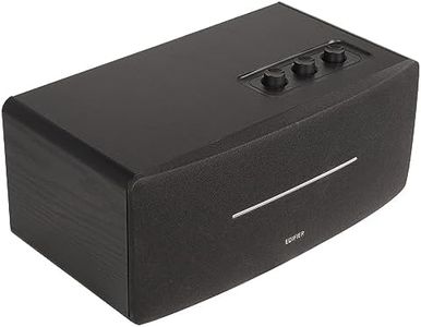 Edifier D12 Tabletop Speaker - Integrated Desktop Stereo Bluetooth Speaker - Wireless Computer Speaker for Desktop Use- 70 Watts RMS with Subwoofer Line Out - Wooden Enclosure