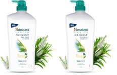 Himalaya Anti Dandruff Shampoo With Tea tree Removes dandruff & soothes sclap, 1 ltr (Pack of 2)