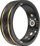 CNBRO Smart Ring Heart Rate Monitor Blood Pressure Ring Sleep Tracker Fitness Ring Pedometer Step Counter Calories Fitness Tracker Waterproof Health Smart Rings for Men Women