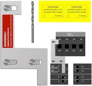 Generator Interlock Kit Compatible with ITE,Gould and Murray 150or 200Amp Panel，for Siemens 150 Amp Panel，1 1/4 Inch Spacing Between Main Circuit Breaker and Generator Circuit Breaker，Interlock