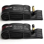 Finсci Bike Inner Tubes 29 x 2.125-2.35 Inch - 48mm Schrader Valve Innertube for MTB, Mountain, Cycle & Bicycle Bikes (Pack of 2)