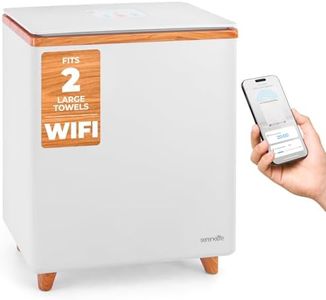 SereneLife SLTLR660W Rectangular Bucket-Large Capacity Single Touch Towel & Blanket Warmer with Built-in WiFi Capability (Natural)