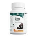 Genestra Brands Sleep Gummies | Great-Tasting Sleep Aid Gummy for Improved Sleep Quality – Fall Asleep Faster & Stay Asleep Longer | Melatonin, Lemon Balm, L-theanine, Vit B6 | 30-Day Supply 60ct.