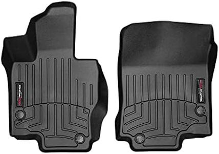 WeatherTech Passgenaue Auto Fußmatten Kompatibel mit Mercedes-Benz GLS X167 / 6 Sitzer (Notizen) 2019-23 | Schwarz|1. Reihe