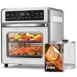 COSORI 11-in-1 Air Fryer Oven , 13Qt Small Footprint Airfryer combo with Rotisserie, Toast, Bake, Roast, Reheat Functions and more, Recipe Book & 6 Accessories Included, Perfect for Small Contertop