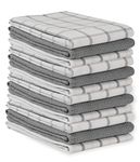 Dish Towels for Kitchen Set of 12, Kitchen Dish Cloths, 18”x 28”, Soft Kitchen Hand Towels, Absorbent Tea Towels, Quick Drying Kitchen Dish Towels, Premium Kitchen Towels Decorative Set - Grey