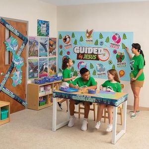 Great North VBS Guided by Jesus Classroom Decorating Kit - 58 Pieces, Vacation Bible School Supplies