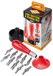 ESSDEE 3 in 1 Lino Cutter and Baren Kit (10 Cutters Styles 1 to 10), Multicoloured